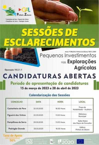 Sessão Esclarecimento - Investimentos nas Explorações Agrícolas