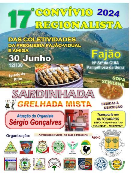 17º CONVIVIO REGIONALISTA EM FAJÃO